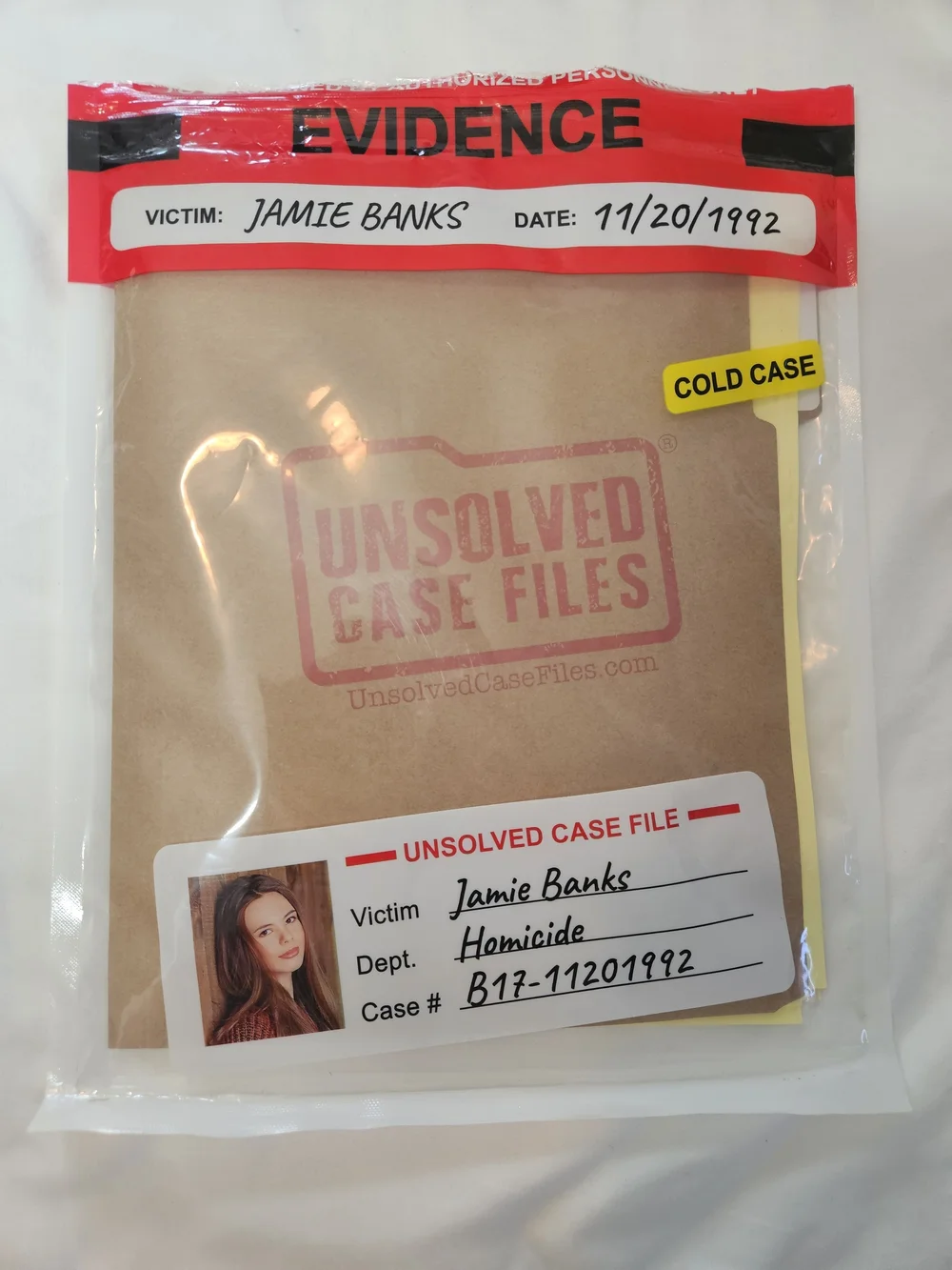 Unsolved Case Files Game - Jamie Banks
